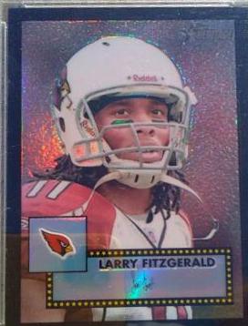 Larry Fitzgerald [Black Refractor] #THC89