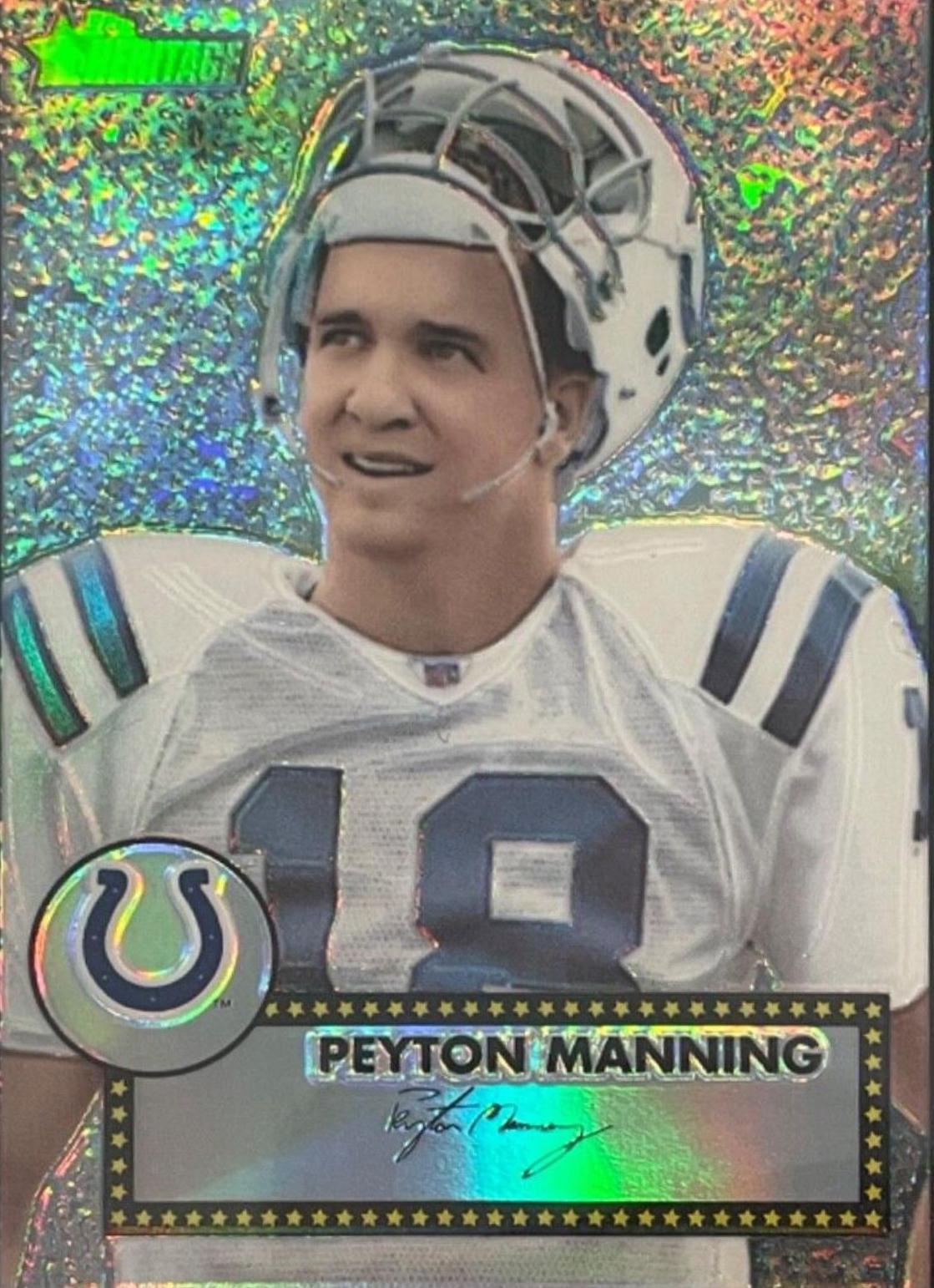 Peyton Manning [Black Refractor] #THC63