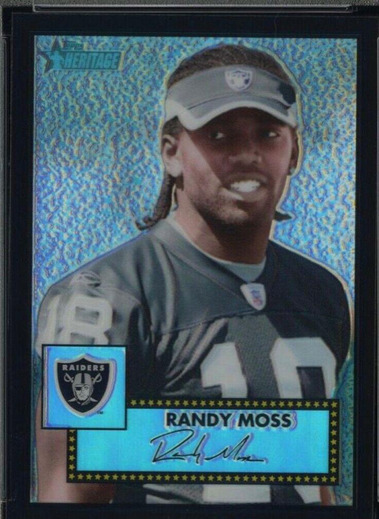 Randy Moss [Black Refractor] #THC85