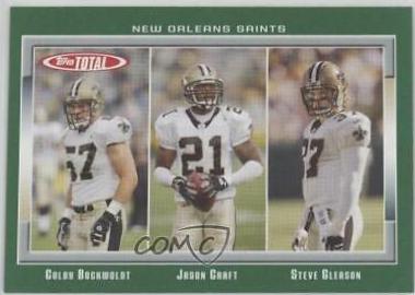 Colby Bockwoldt, Jason Craft, Steve Gleason #106