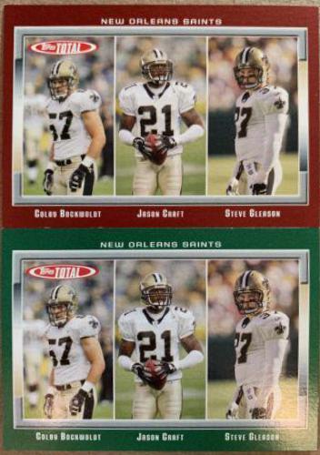 Colby Bockwoldt, Jason Craft, Steve Gleason [Red] #106