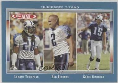 Lamont Thompson, Rob Bironas, Craig Hentrich [Blue] #152