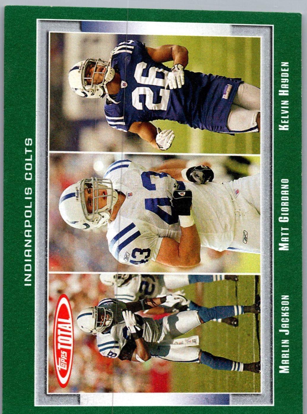 Marlin Jackson, Matt Giordano, Kelvin Hayden [Red] #392