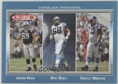 Mike Wahle, Jordan Gross, Travelle Wharton [Blue] #205