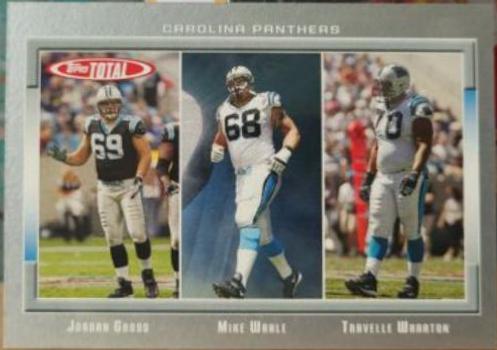 Mike Wahle, Jordan Gross, Travelle Wharton [Silver] #205