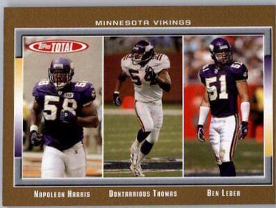 Napoleon Harris, Dontarrious Thomas, Ben Leber [Blue] #255