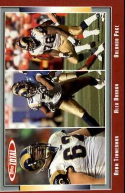 Orlando Pace, Adam Timmerman, Alex Barron [Red] #94