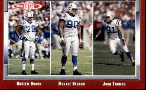 Raheem Brock, Montae Reagor, Josh Thomas [Red] #291