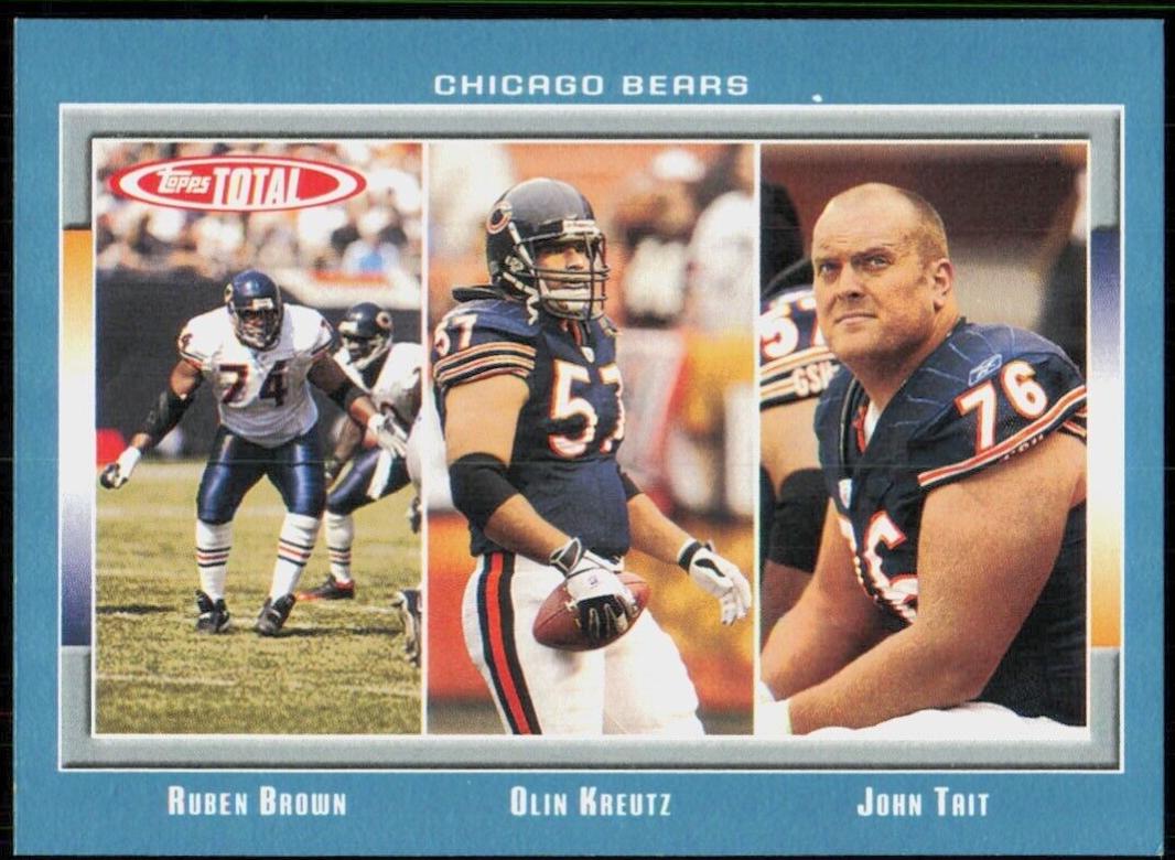 Ruben Brown, Olin Kreutz, John Tait [Blue] #223