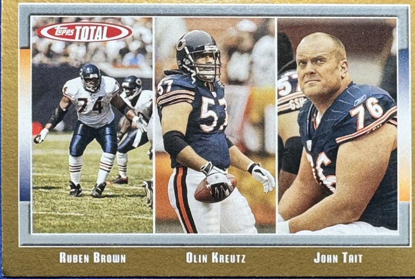 Ruben Brown, Olin Kreutz, John Tait [Gold] #223
