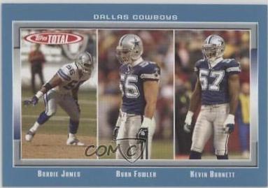 Ryan Fowler, Bradie James, Kevin Burnett [Blue] #141
