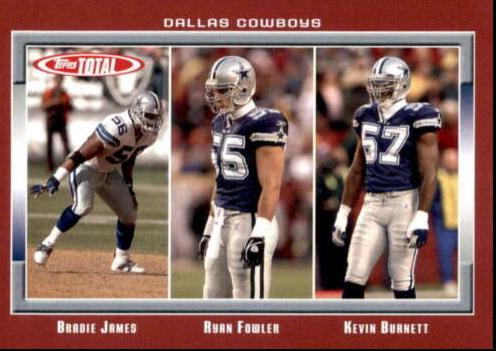 Ryan Fowler, Bradie James, Kevin Burnett [Red] #141