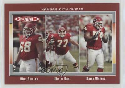 Will Shields, Willie Roaf, Brian Waters [Red] #195