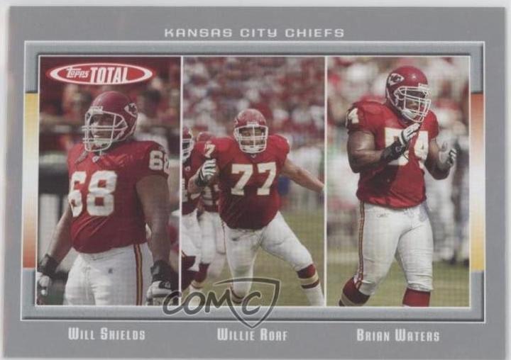 Will Shields, Willie Roaf, Brian Waters [Silver] #195