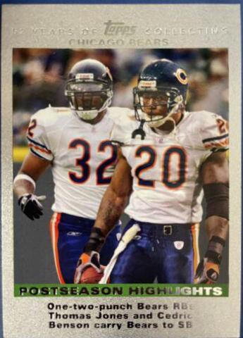Thomas Jones, Cedric Benson #435