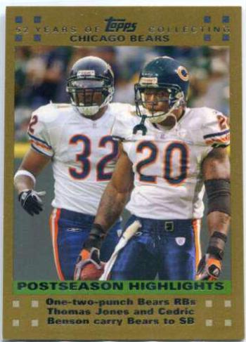Thomas Jones, Cedric Benson [Gold] #435