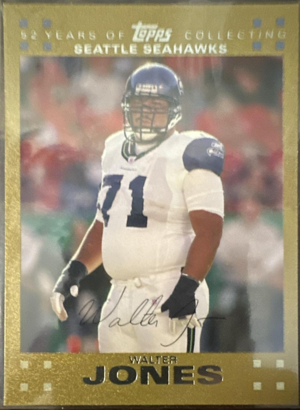 Walter Jones [Gold] #285