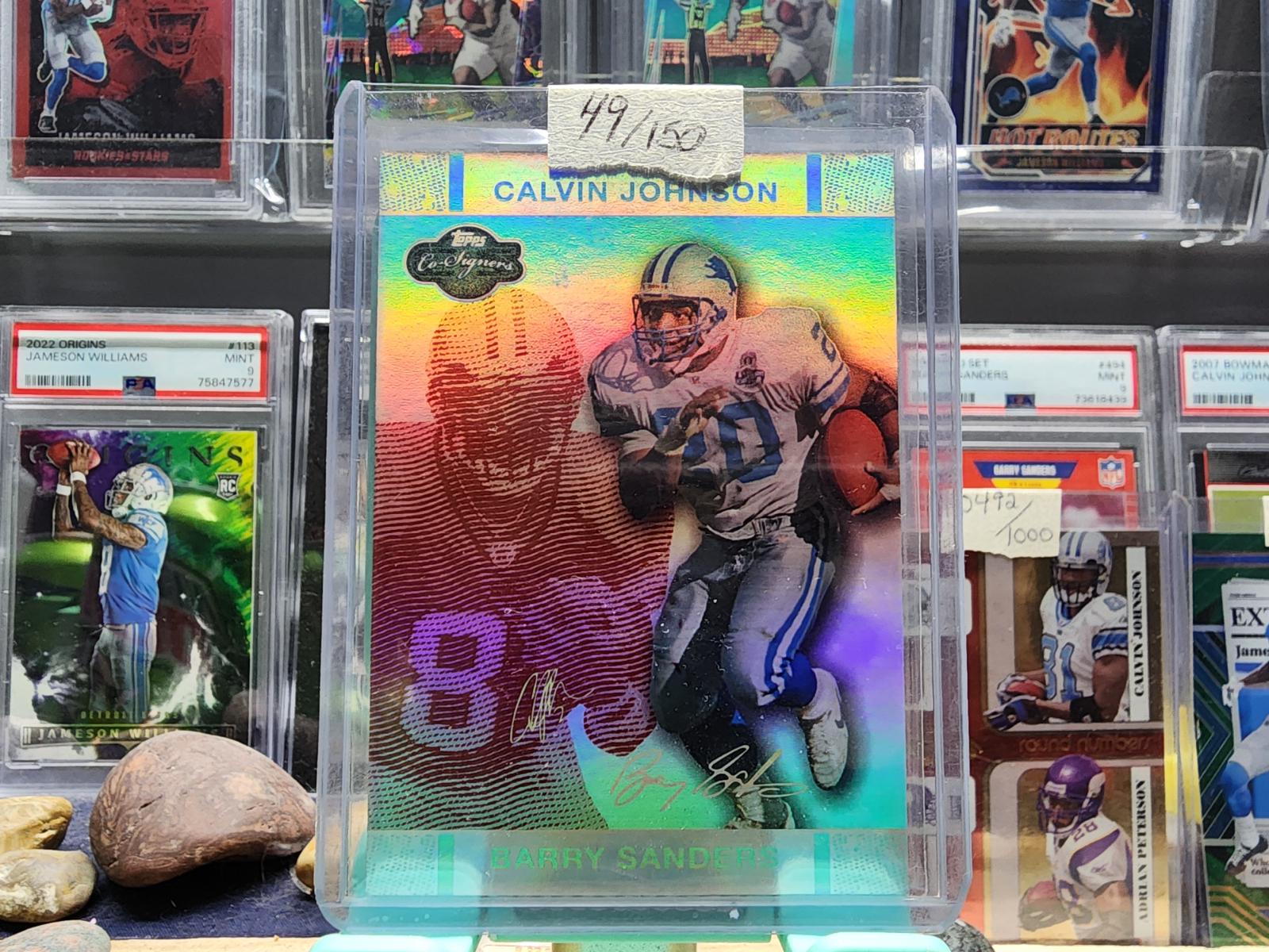 Barry Sanders [Changing Faces Holosilver Red] #46