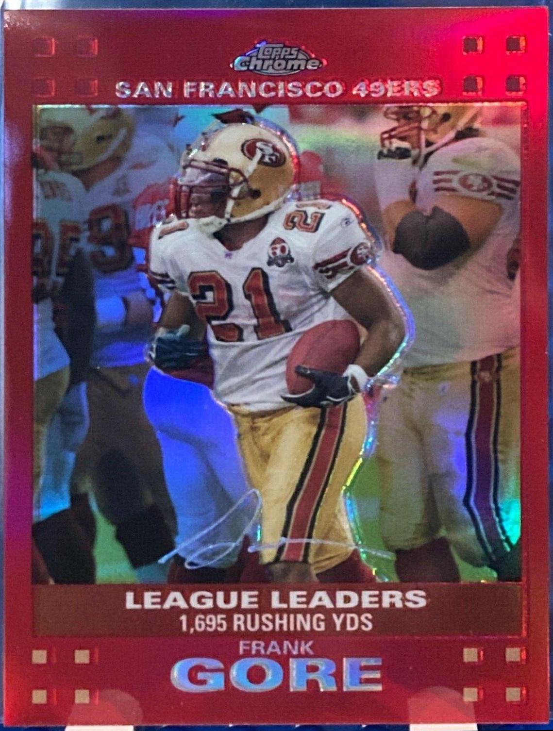 Frank Gore [Red Refractor] #TC42