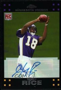Sidney Rice [Autograph Refractor] #TC204