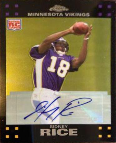 Sidney Rice [Autograph] #TC204