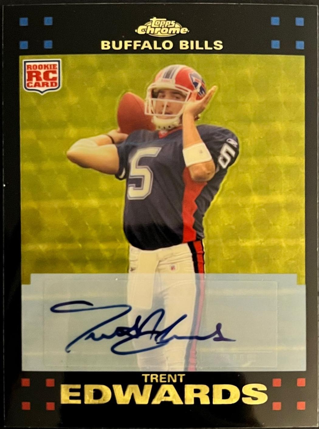 Trent Edwards [Autograph Gold Superfractor] #TC171