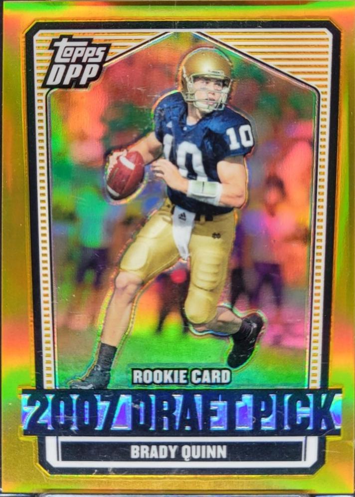 Brady Quinn [Chrome Gold Refractor] #101