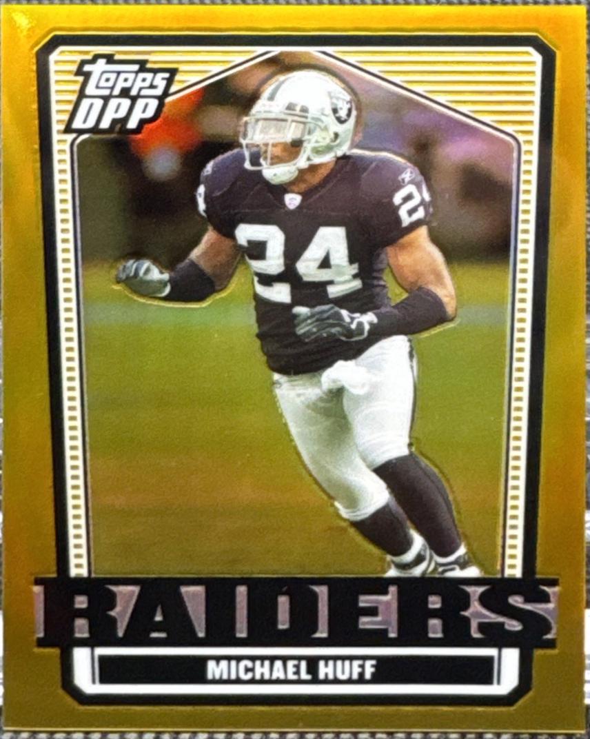 Michael Huff [Chrome Gold Refractor] #71