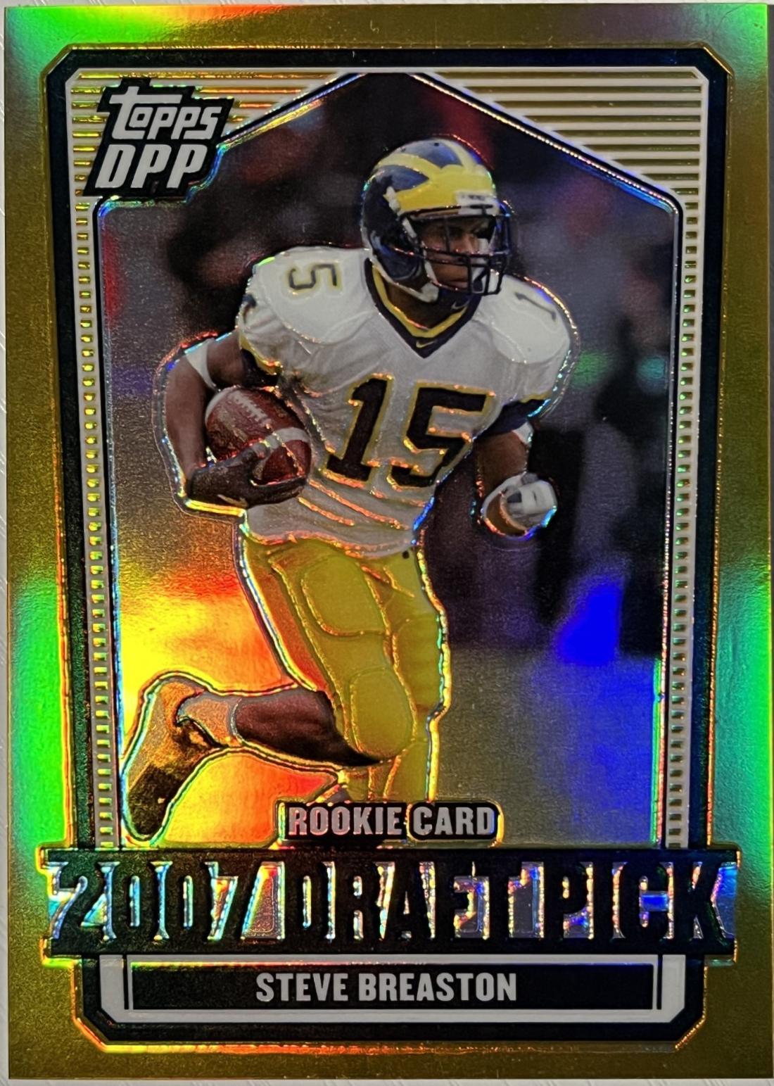 Steve Breaston [Chrome Gold Refractor] #123