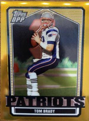 Tom Brady [Chrome Gold] #4