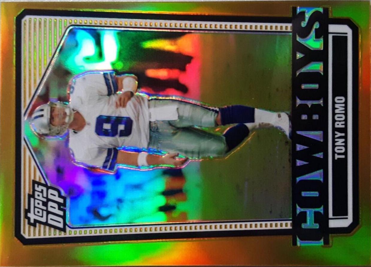 Tony Romo [Chrome Gold Refractor] #57
