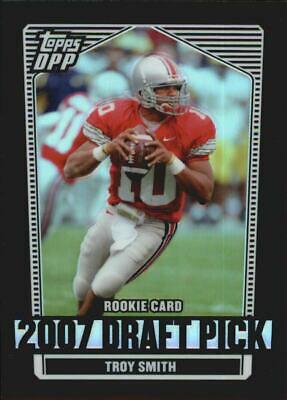 Troy Smith [Chrome Black Refractor] #112