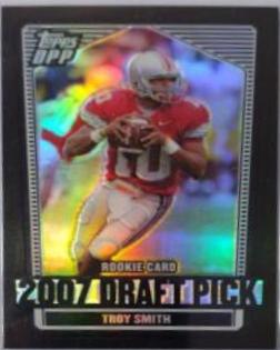 Troy Smith [Chrome Silver Refractor] #112