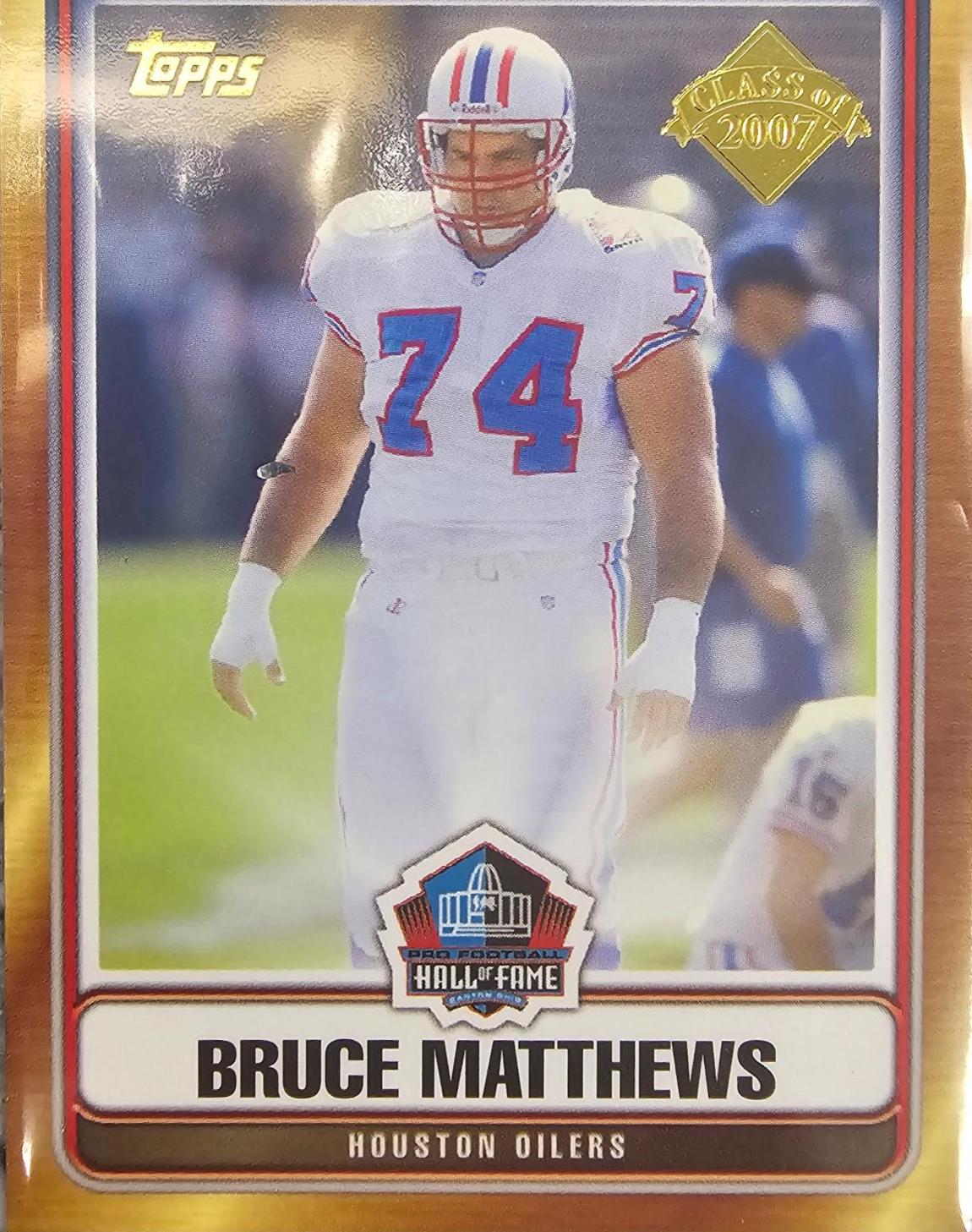 Bruce Matthews #HOF-BM