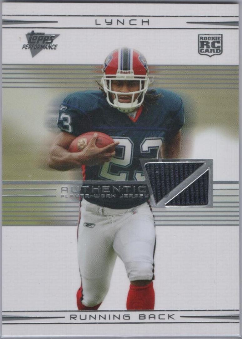 Marshawn Lynch [Autograph Relic Silver] #110
