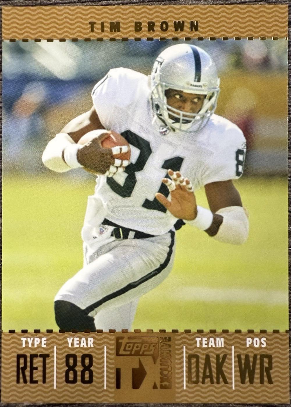 Tim Brown [Gold] #222