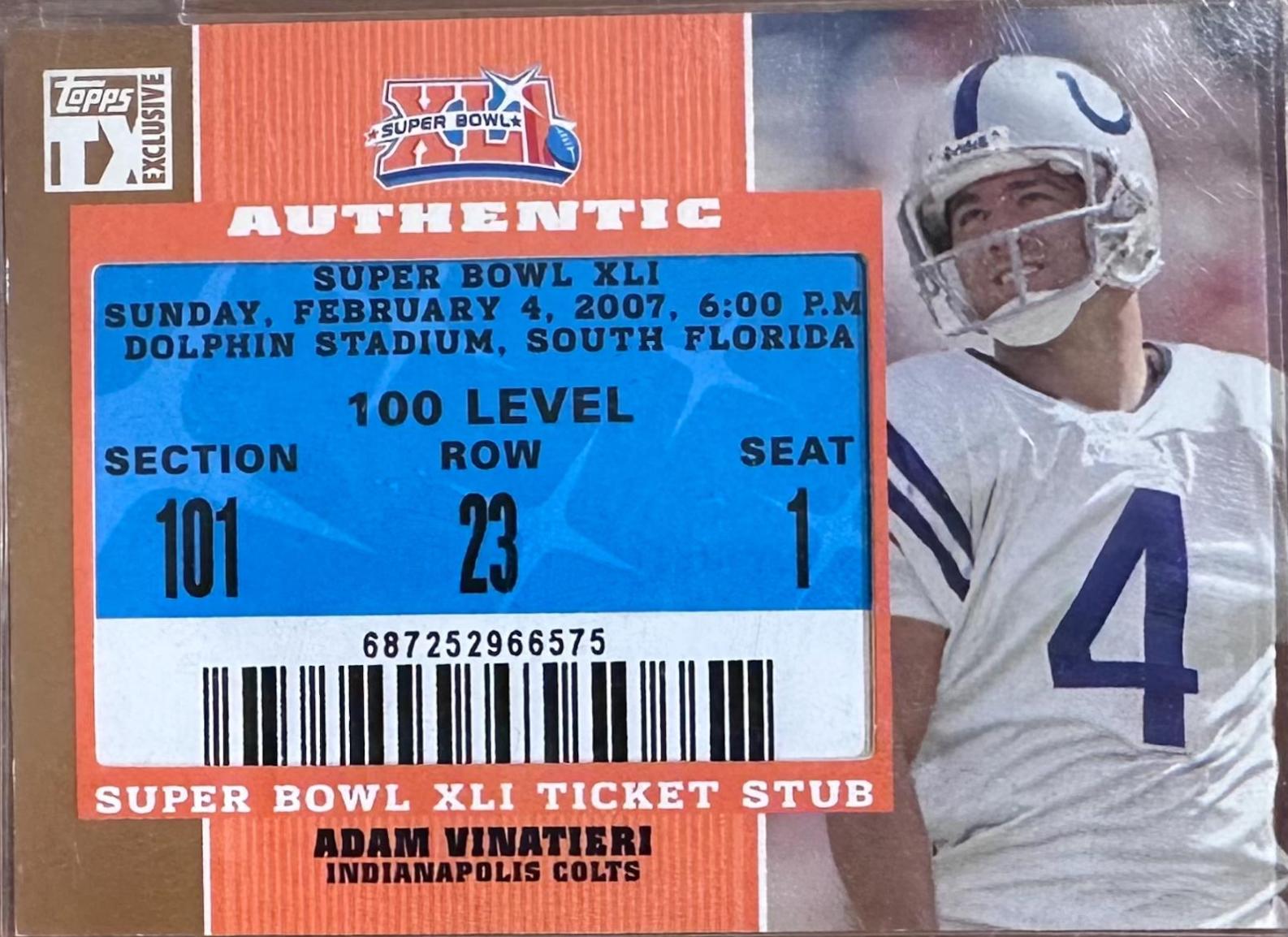 Adam Vinatieri #SB-AV