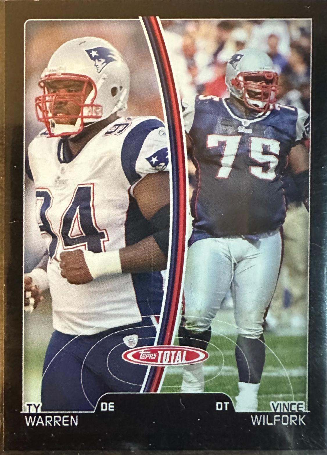 Ty Warren, Vince Wilfork [Black] #401