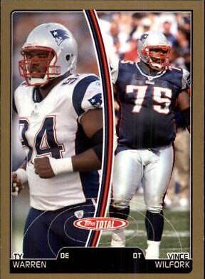 Ty Warren, Vince Wilfork [Gold] #401