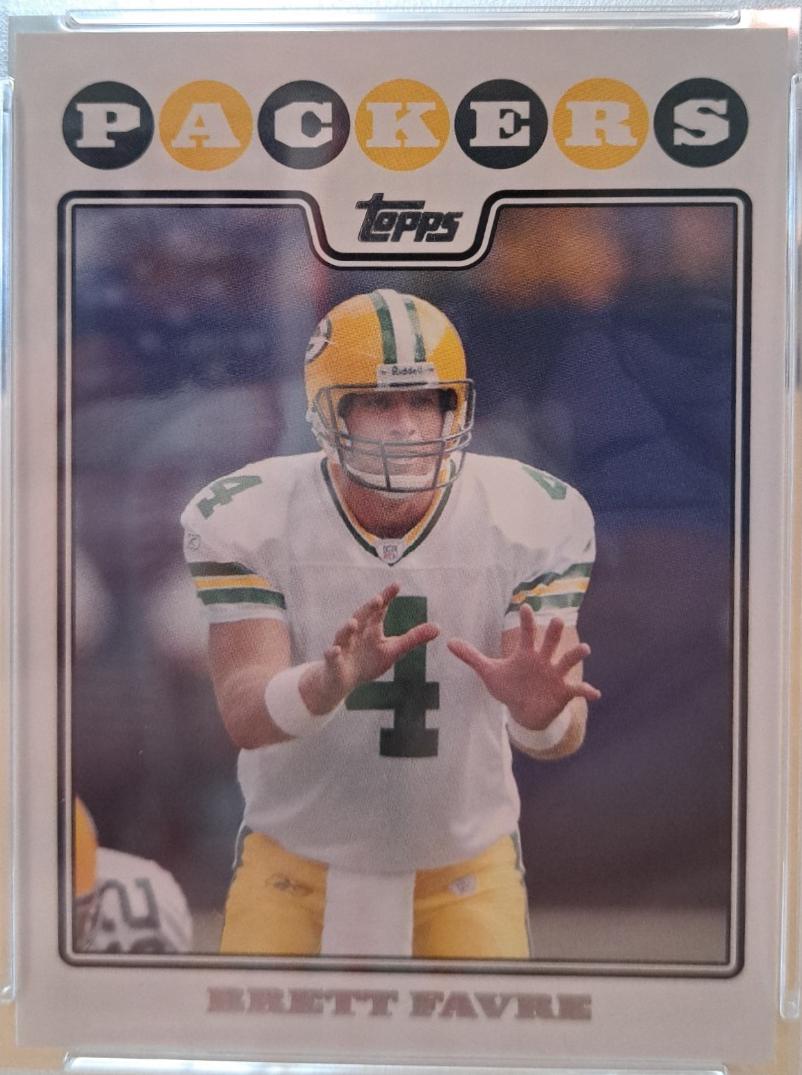 Brett Favre [Vince Lombardi's Face in Background] #34