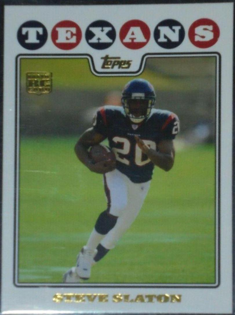 Steve Slaton [Gold Foil] #355