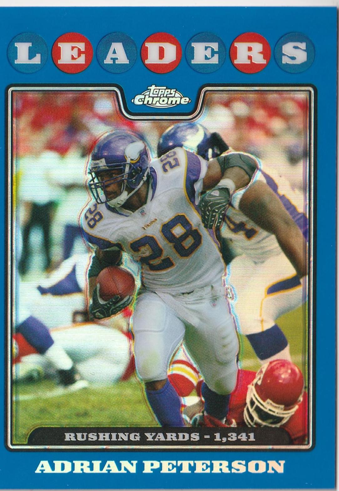 Adrian Peterson [Blue Refractor] #TC125