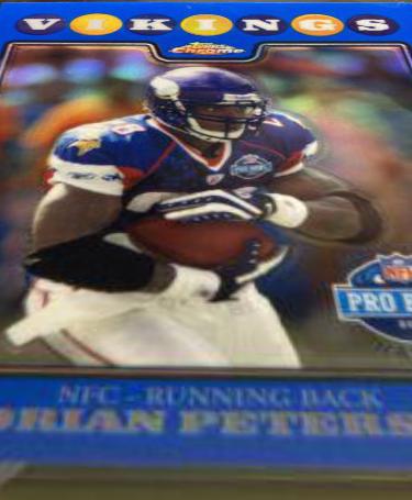Adrian Peterson [Blue Refractor] #TC133