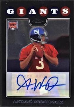 Andre Woodson [Gold Refractor Autograph] #TC168