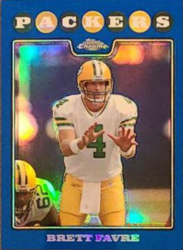 Brett Favre [Blue Refractor] #TC22