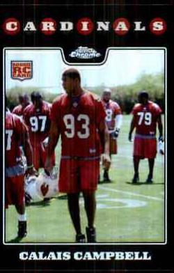 Calais Campbell [Refractor] #TC239