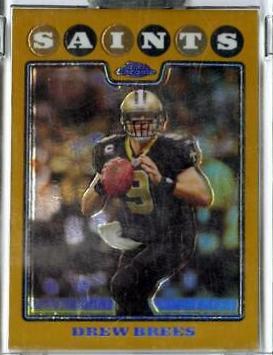 Drew Brees [Gold Refractor] #TC1