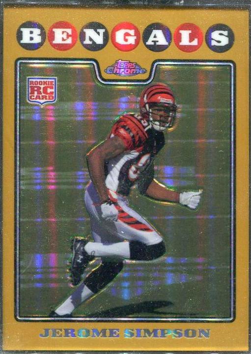 Jerome Simpson [Gold Refractor] #TC211