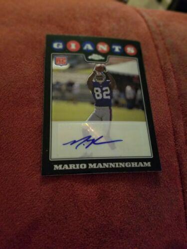 Mario Manningham [Autograph] #TC201