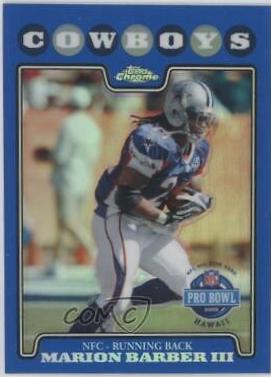 Marion Barber III [Blue Refractor] #TC42